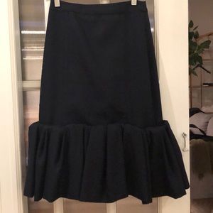 Jacquemus Ruffle trim skirt. Size FR34